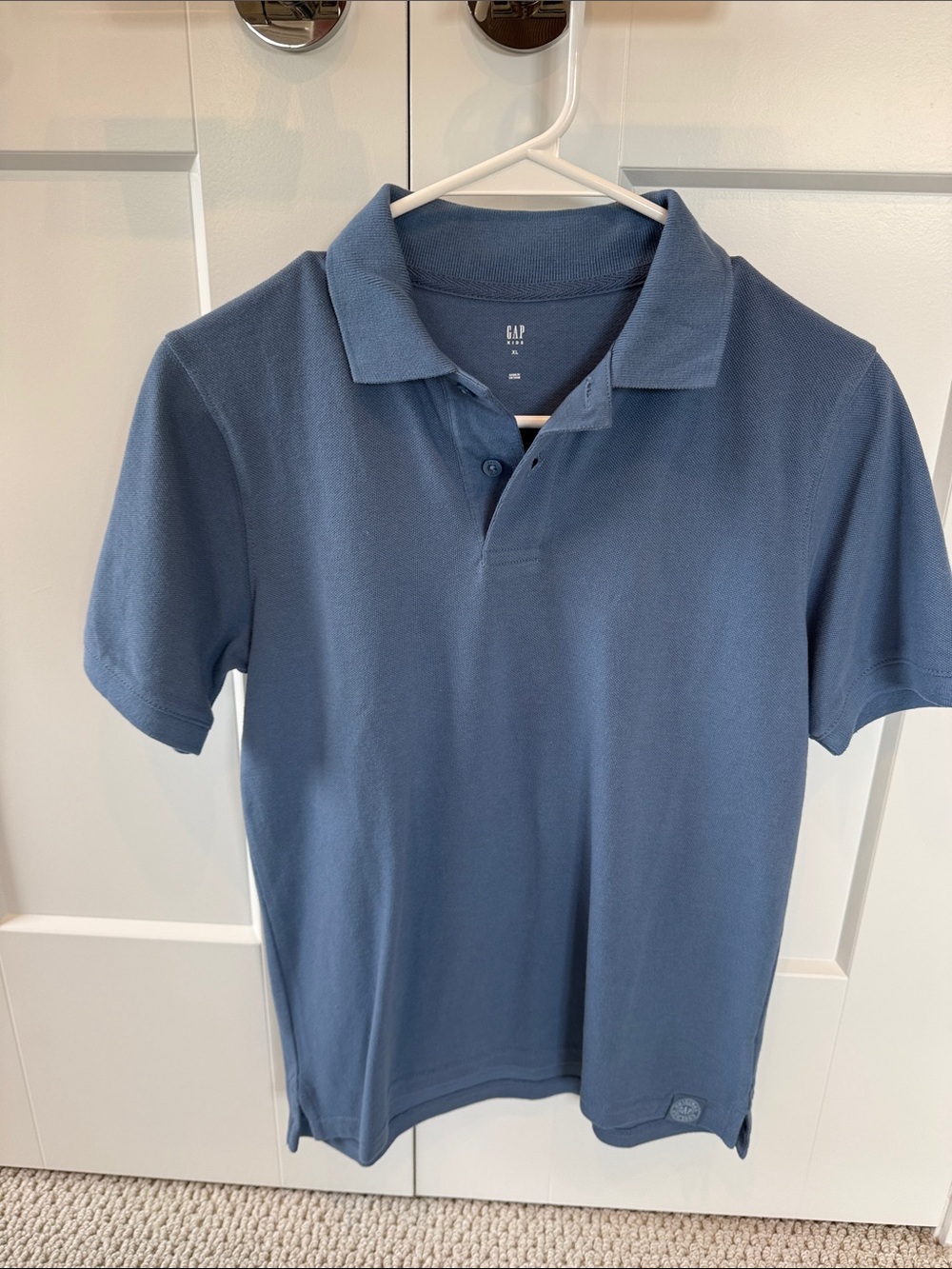 GAP Men's Polo Shirt in Dusty Blue